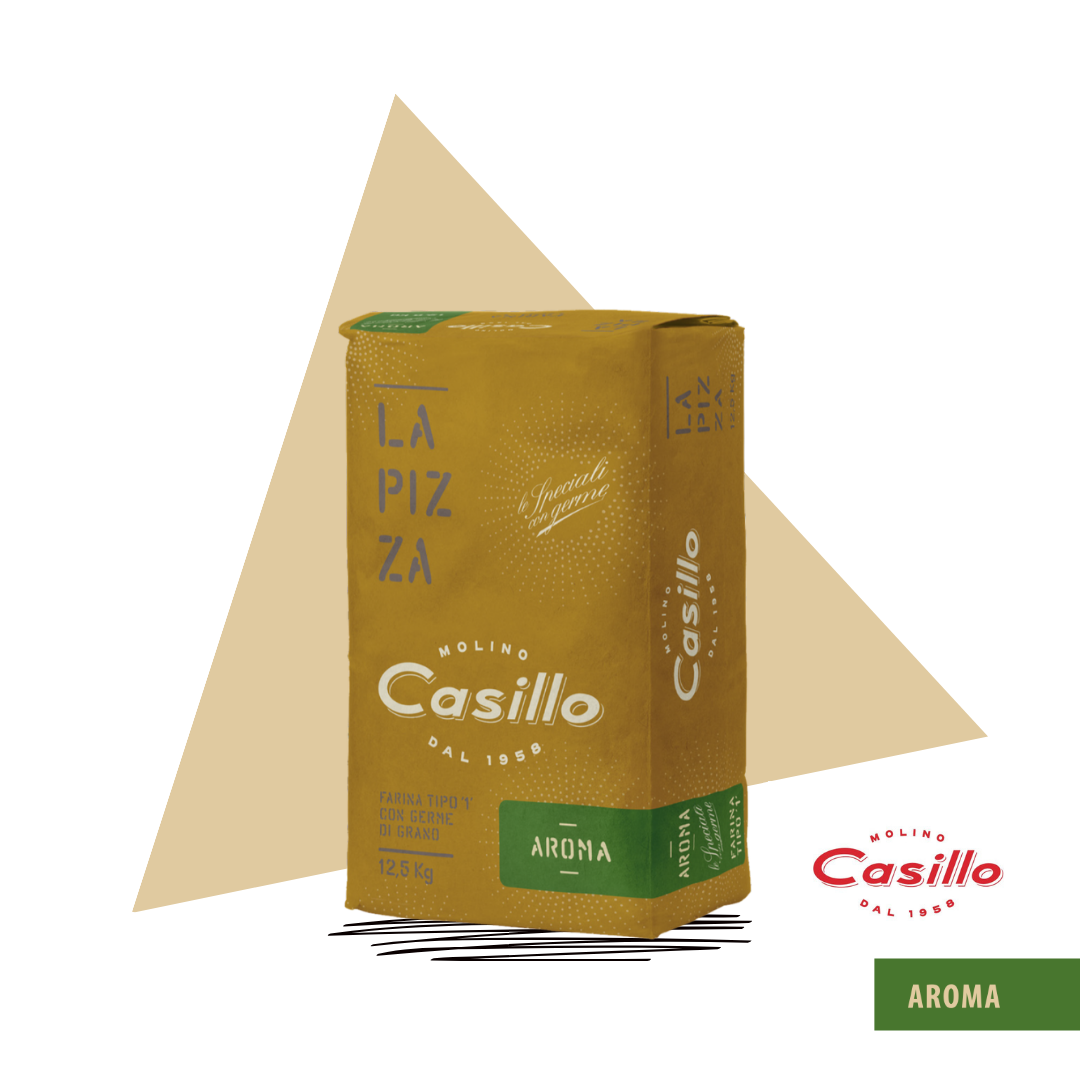 Crunchy pizza’s flour: Aroma Casillo!